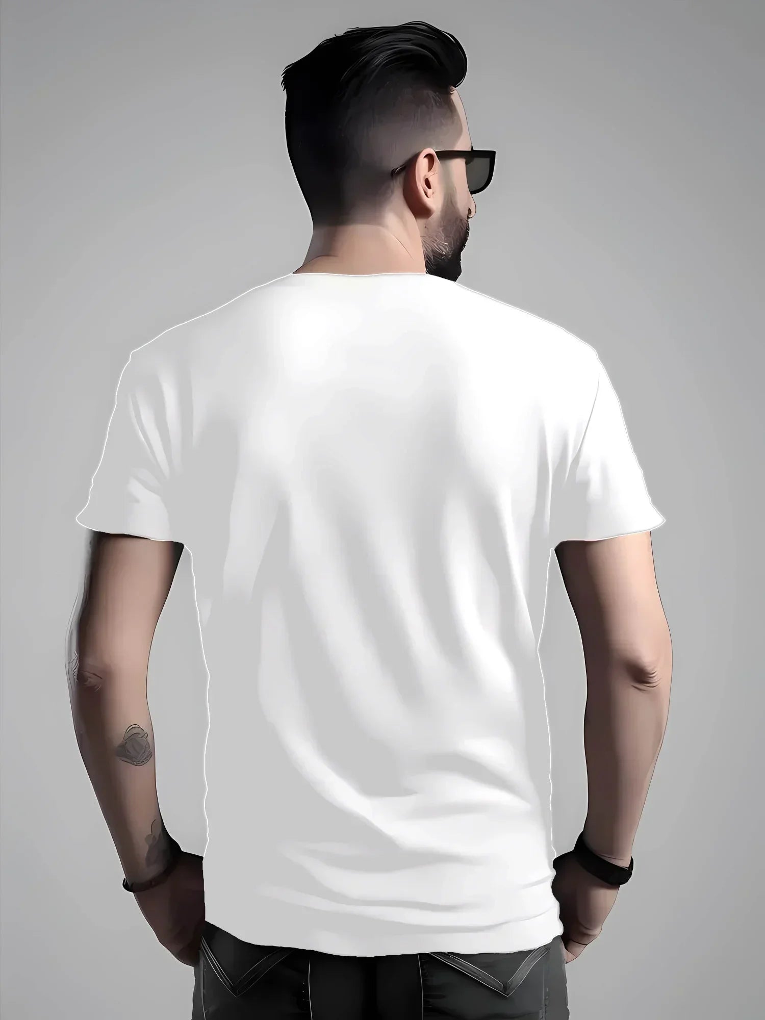 Summer 2025 New Brand Luxury Letter Pattern Printed Men's 100% Pure Cotton Short Sleeve Round Neck T-shirt