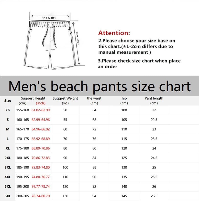 European and American men's summer Statue of Liberty print comfortable breathable drawstring shorts outdoor casual pants